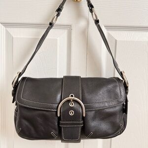 Vintage Coach Soho Leather Shoulder Bag